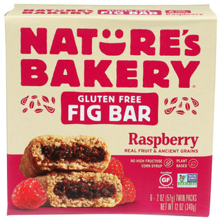 Natures Bakery Bar Gf Fig Raspberry 6ct