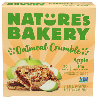 Natures Bakery Bar Oatml Crmb Appl 6ct