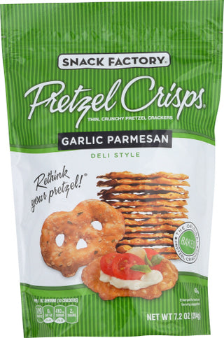 Snack Factory Pretzel Crisp Garlic