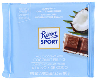 Ritter Sport Choc Bar Coconut
