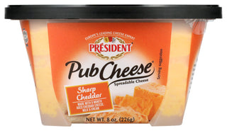 President Cheese Pub Chdr Shrp