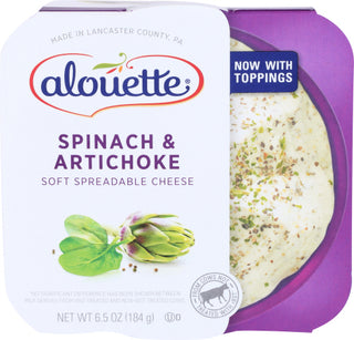 Alouette Cheese Spinach Artichoke