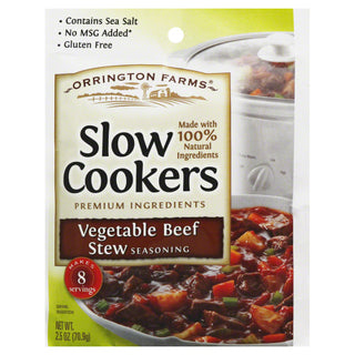 Orrington Farms Ssnng Slwcookr Veg Beef Stew