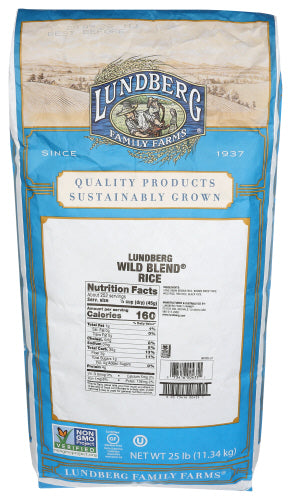 Lundberg Rice Brown Wild 25lb Gf