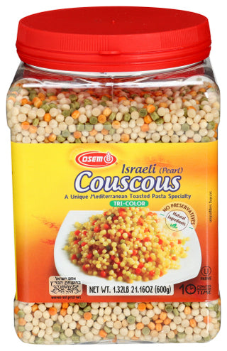 Osem Couscous Pearl Triclr Can