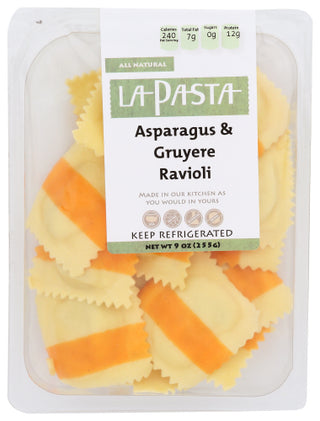 La Pasta Ravioli Asparagus Gruyere