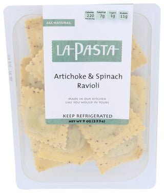 La Pasta Ravioli Artichoke Spinach