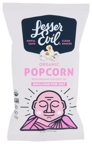 Lesser Evil Popcorn Bag Hmlyn Pnk Org