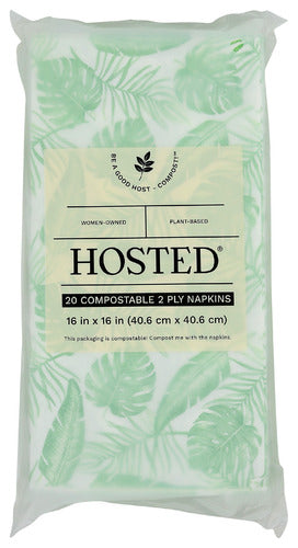 Hosted Napkins Dinner Print 20ct