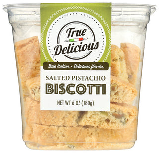 True Delicious Biscotti Saltd Pistachio