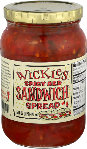 Wickles Sandwich Sprd Spicy Red