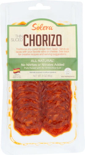 Solera Chorizo Sliced