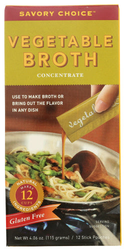 Savory Choice Broth Liq Cncntrt Vgtbl 12stk