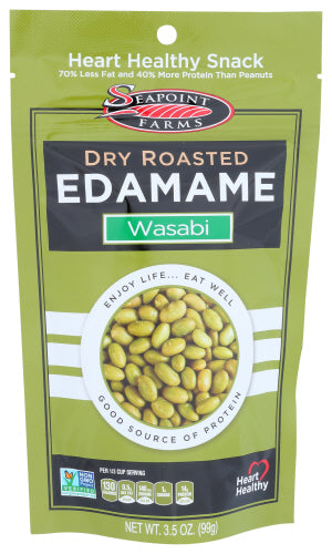 Seapoint Farms Edamame Dry Rstd Wasabi
