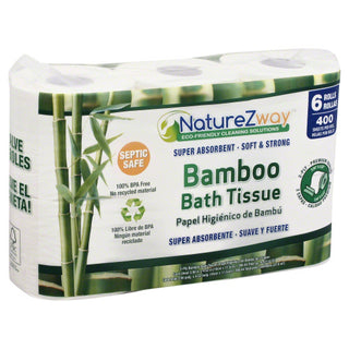 Naturezway Tissue Bath Bamboo 6r0lls