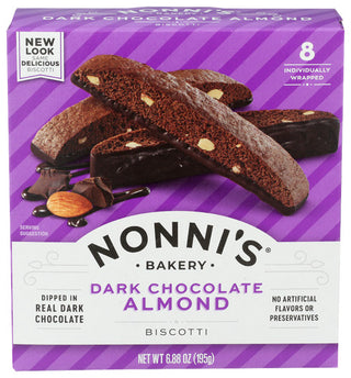 Nonnis Biscotti Drk Choc Almnd