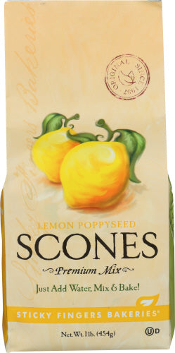 Sticky Fingers Mix Scone Lemon Poppy