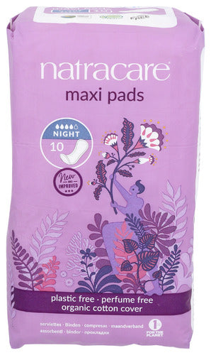 Natracare Pads Night Time Maxi