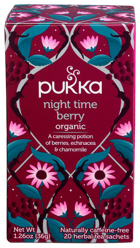 Pukka Herbs Tea Herbal Night Time Berry Or