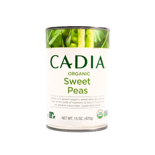 Cadia Veg Peas Sweet Can Org