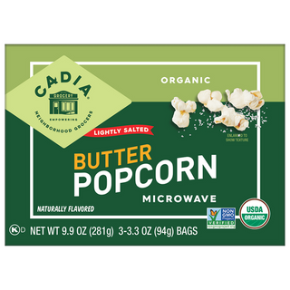 Cadia Popcorn 3pk Mcr Btr Org