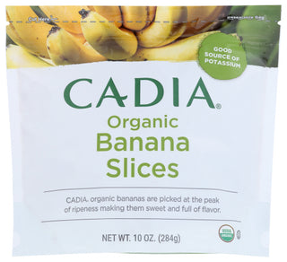 Cadia Fruit Banana Sliced Org