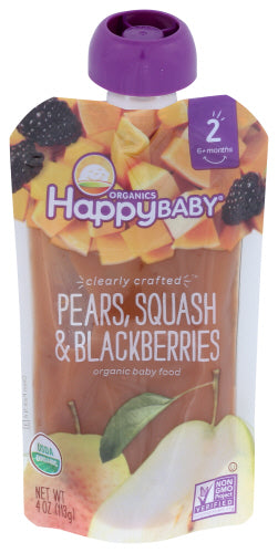 Happy Baby S2 Pear Sqsh Blkbry Org