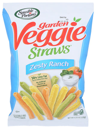 Sensible Portions Straw Veggie Zesty Ranch