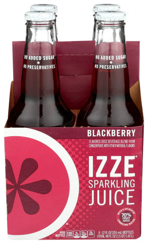 Izze Beverage Juice 4pk Sprkl Blckbry