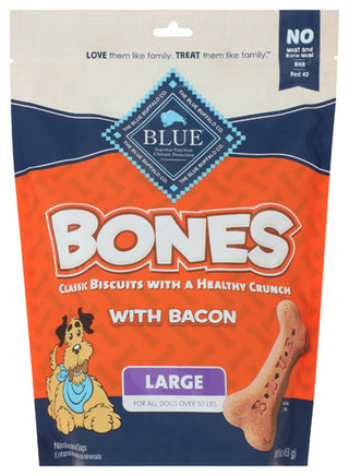 Blue Buffalo Biscuit Lrg Bacon Bones