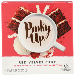 Pinky Up Tea Sachet Rd Velvet Cake