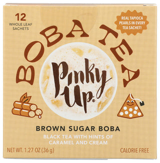 Pinky Up Tea Boba Brown Sugar
