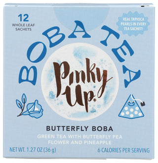 Pinky Up Tea Boba Butterfly