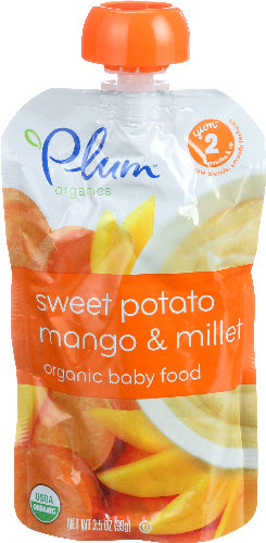 Plum Organics Baby Fd Swt Pot Mngo Mllt