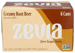 Zevia Soda Zero Crmy Rt Br 6pk