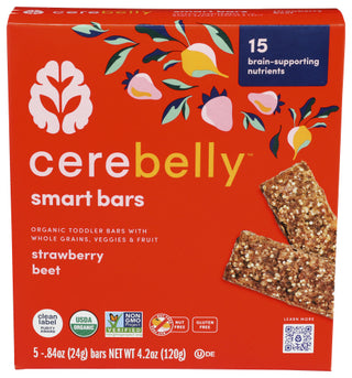 Cerebelly Bar Toddler Strwbry Beet