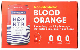 Hop Wtr Wtr Blood Orange 6 Pk