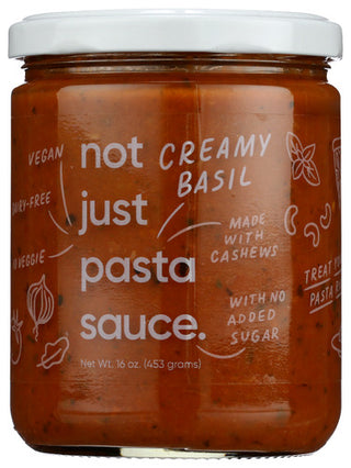 Not Just Sauce Pasta Creamy Basil