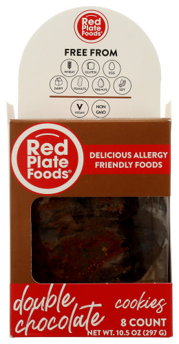 Red Plate Foods Cookies Dbl Chocolate 8ct