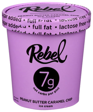 Rebel Ice Cream Pb Caramel Chip