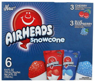 Airheads Snow Cones Ah Sc Chrry Braspbrry