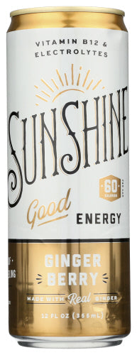Sunshine Drink Energy Ginger Berry