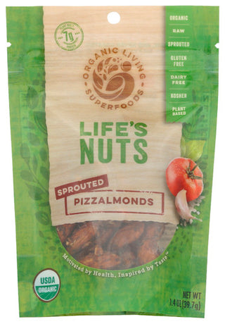 Organic Living Superfoods Almonds Sprouted Pizz Org