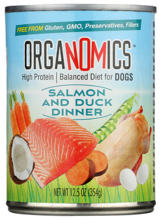 Organomics Food Dog Flavr Slmn Duck