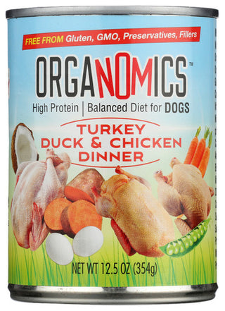 Organomics Food Dog Trky Duck Chkn