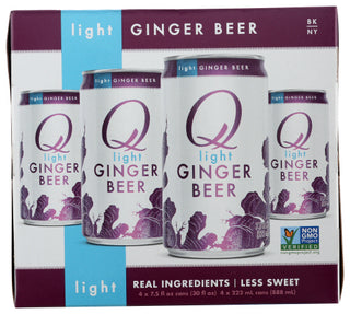 Q Tonic Mixer Ginger Beer Lte 4pk