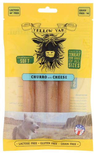 Yellow Yak Dog Chew Churro Cheese