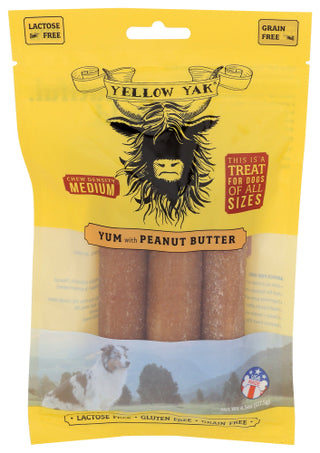 Yellow Yak Dog Chew Peanut Butter