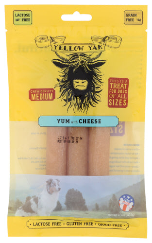 Yellow Yak Dog Chew Yak Yum Cheese