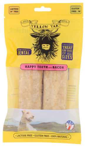 Yellow Yak Dog Treat Yak Dental Bacn
